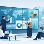 أفضل استخدامات الفيديو وول التفاعلي للأعمال