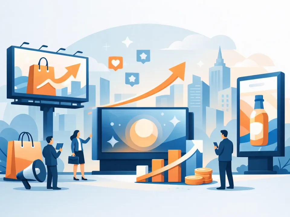 الشاشات الإعلانية وكيف ترفع أثر العلامة