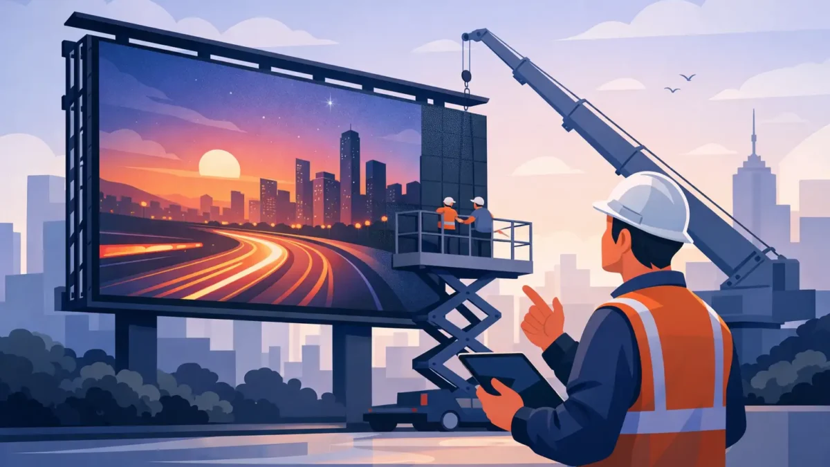 تركيب شاشات ليد خارجية: ما الذي ينجح فعلاً؟