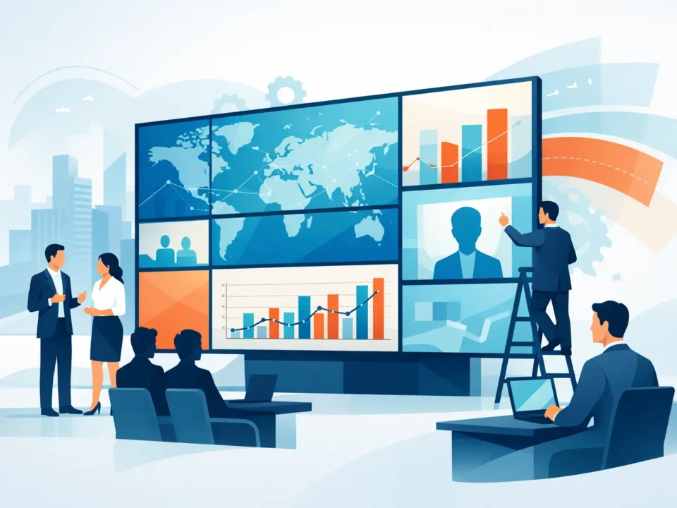 حلول فيديو وول للشركات التي تصنع فرقًا