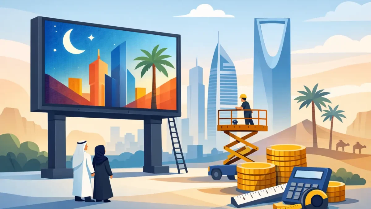 سعر متر شاشة ليد خارجية في السعودية