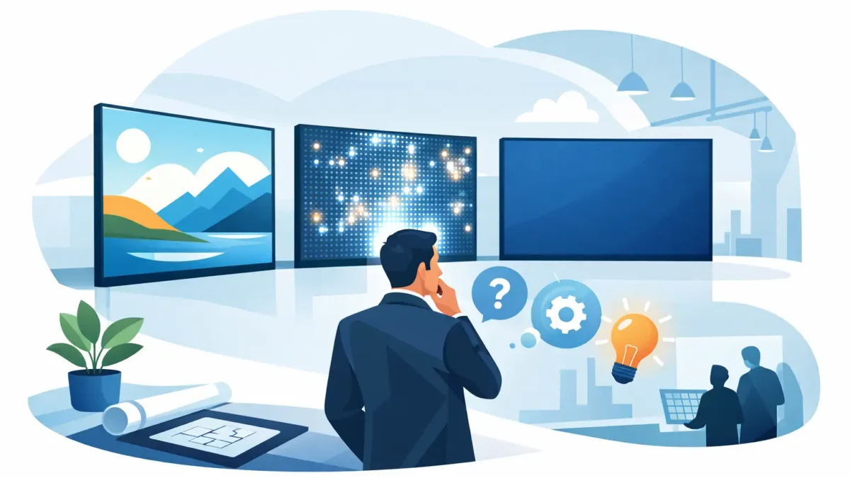 كيف تختار شاشة ليد داخلية تناسب مشروعك؟