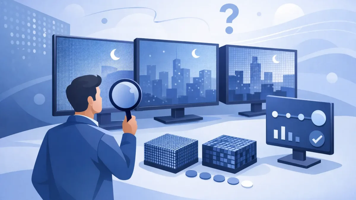 كيف تختار Pixel Pitch للشاشات LED؟