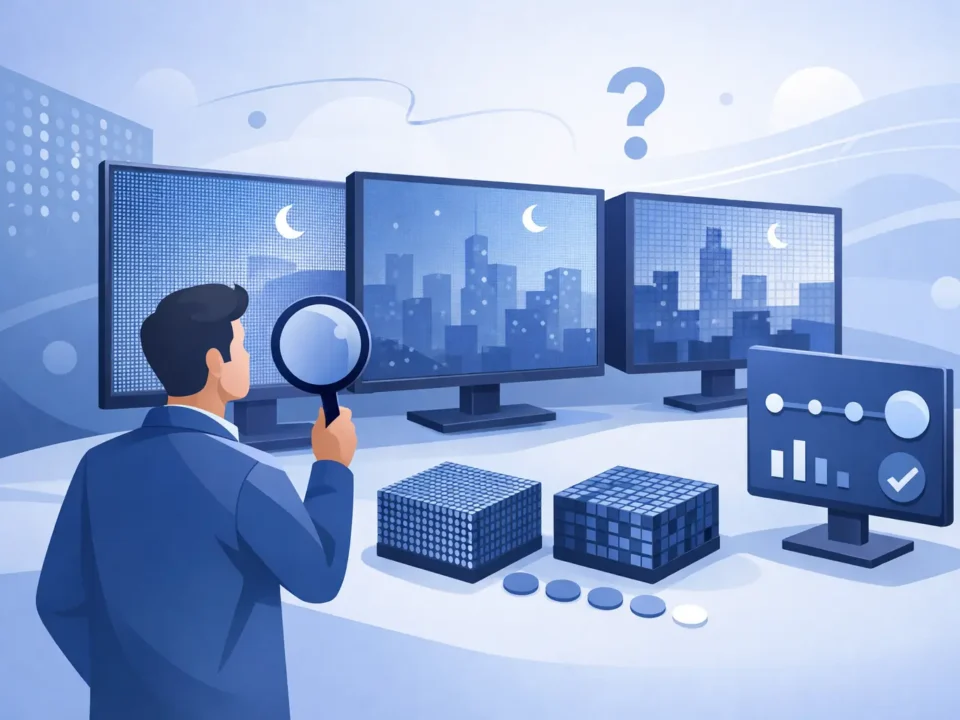كيف تختار Pixel Pitch للشاشات LED؟