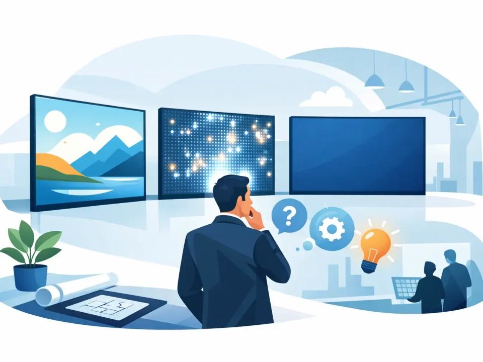 كيف تختار شاشة ليد داخلية تناسب مشروعك؟