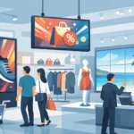 retail LED display example في المتاجر