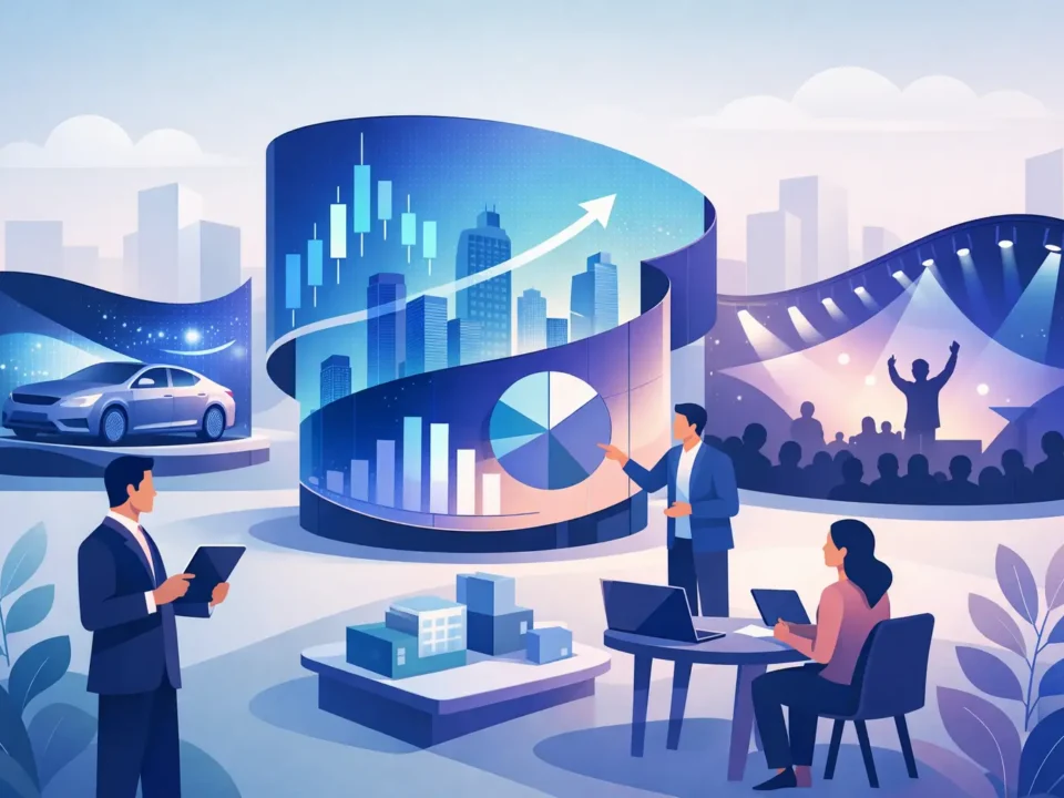 أهم flexible LED screen applications للأعمال