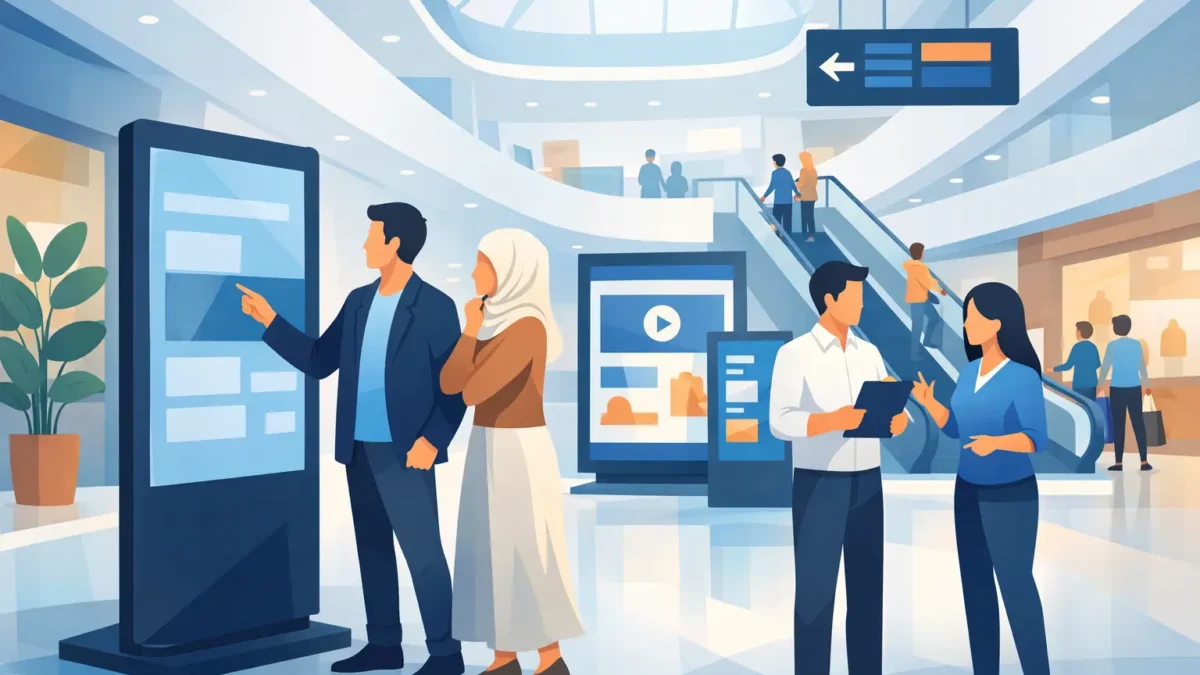 اللافتات الرقمية للمولات: أين تبدأ؟