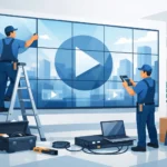 تركيب فيديو وول للمساحات التجارية باحتراف