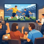 شاشات مباريات للكافيهات ترفع الإقبال