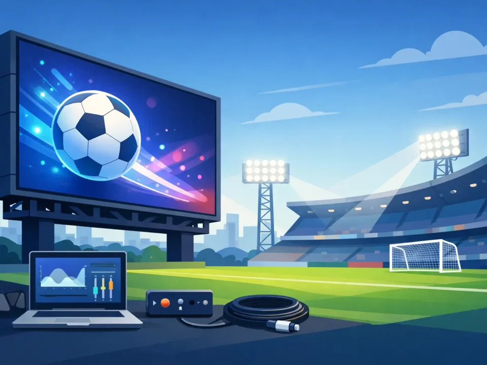 متطلبات شاشات LED للملاعب