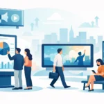 لوحات رقمية للمساحات العامة ترفع التأثير