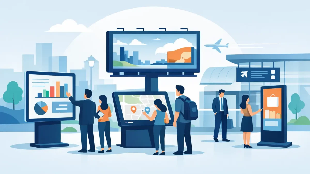 دليل الشاشات الرقمية للمساحات العامة للمشاريع