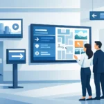 شاشات توجيه رقمية للمباني: قيمة وتشغيل