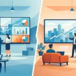 فيديو وول أم شاشة موحدة لمنشأتك التجارية؟