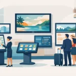 أفضل أفكار الشاشات الرقمية للفنادق الحديثة
