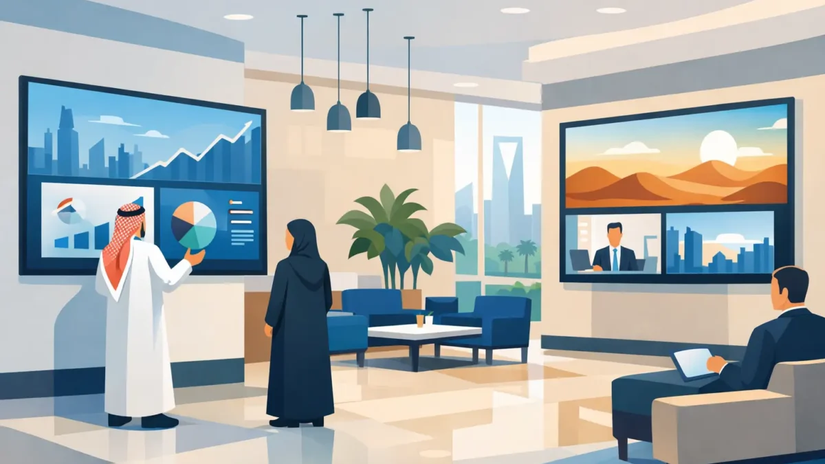 أفضل حلول الشاشات للردهات في السعودية