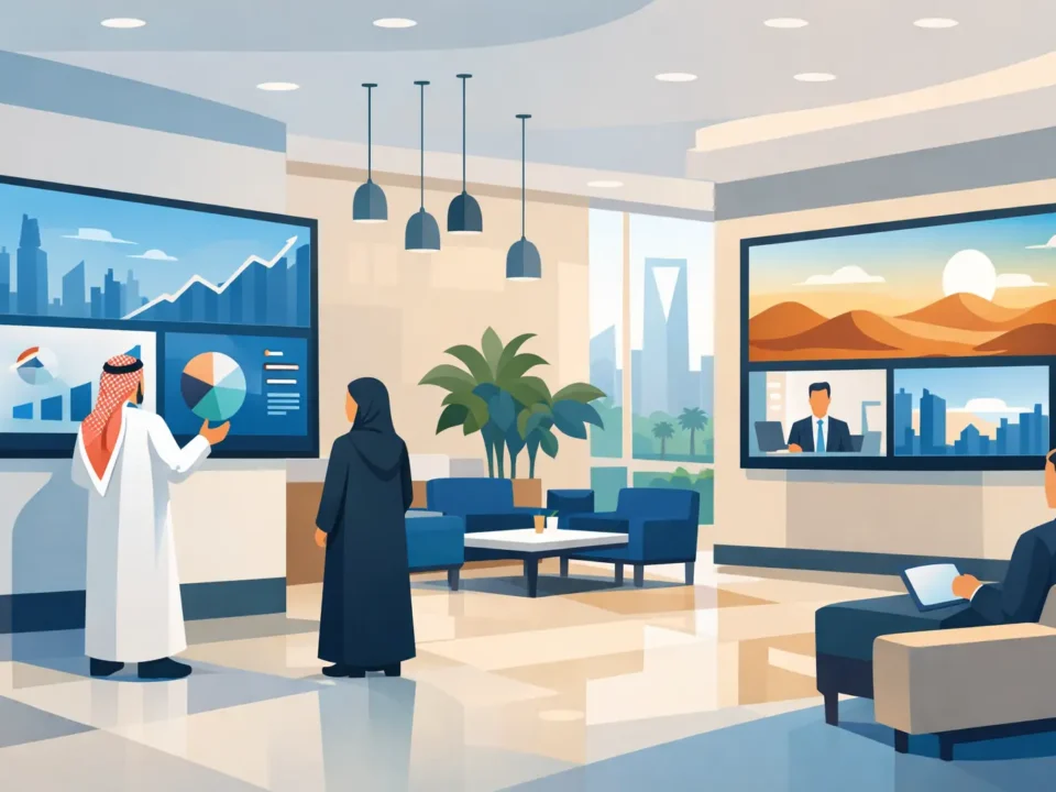 أفضل حلول الشاشات للردهات في السعودية