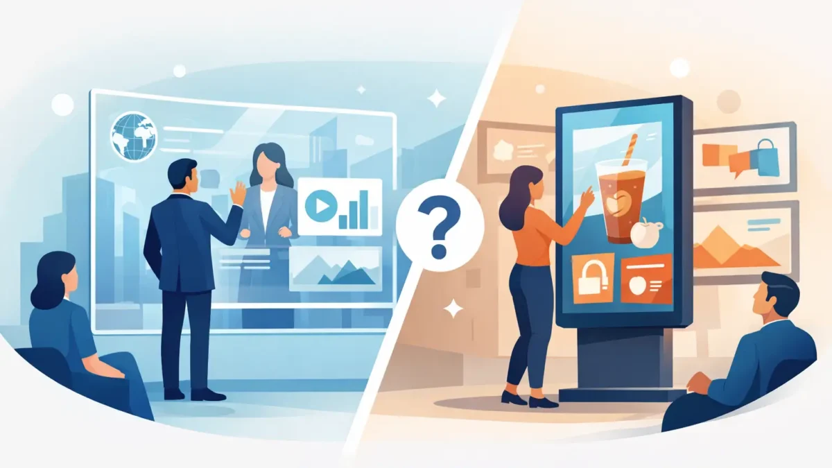 الشاشة الشفافة أم الملصقات الرقمية أيهما أنسب؟