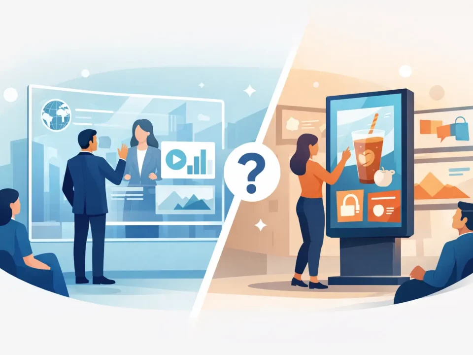 الشاشة الشفافة أم الملصقات الرقمية أيهما أنسب؟