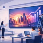 مراجعة شاشات الليد الداخلية التجارية للمشاريع